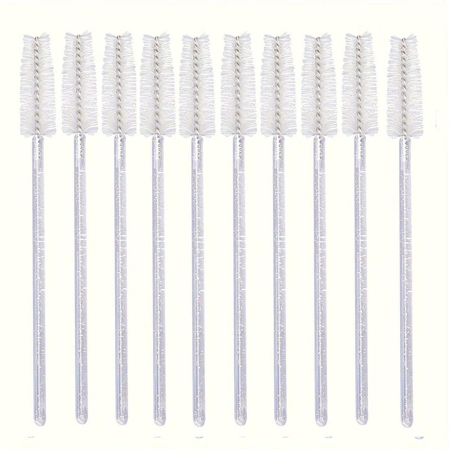 100pcs Crystal Eyelash and Eyebrow Brush Set with Storage Box - N2JD