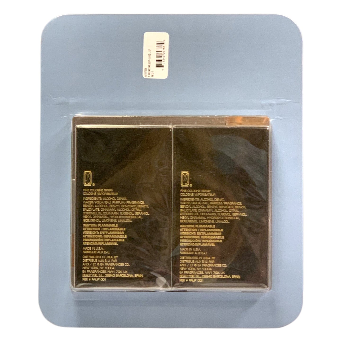 Paul Sebastian Men's Cologne Spray, 4oz. 2 pack, Notes of Amber, Oakmoss & Sage