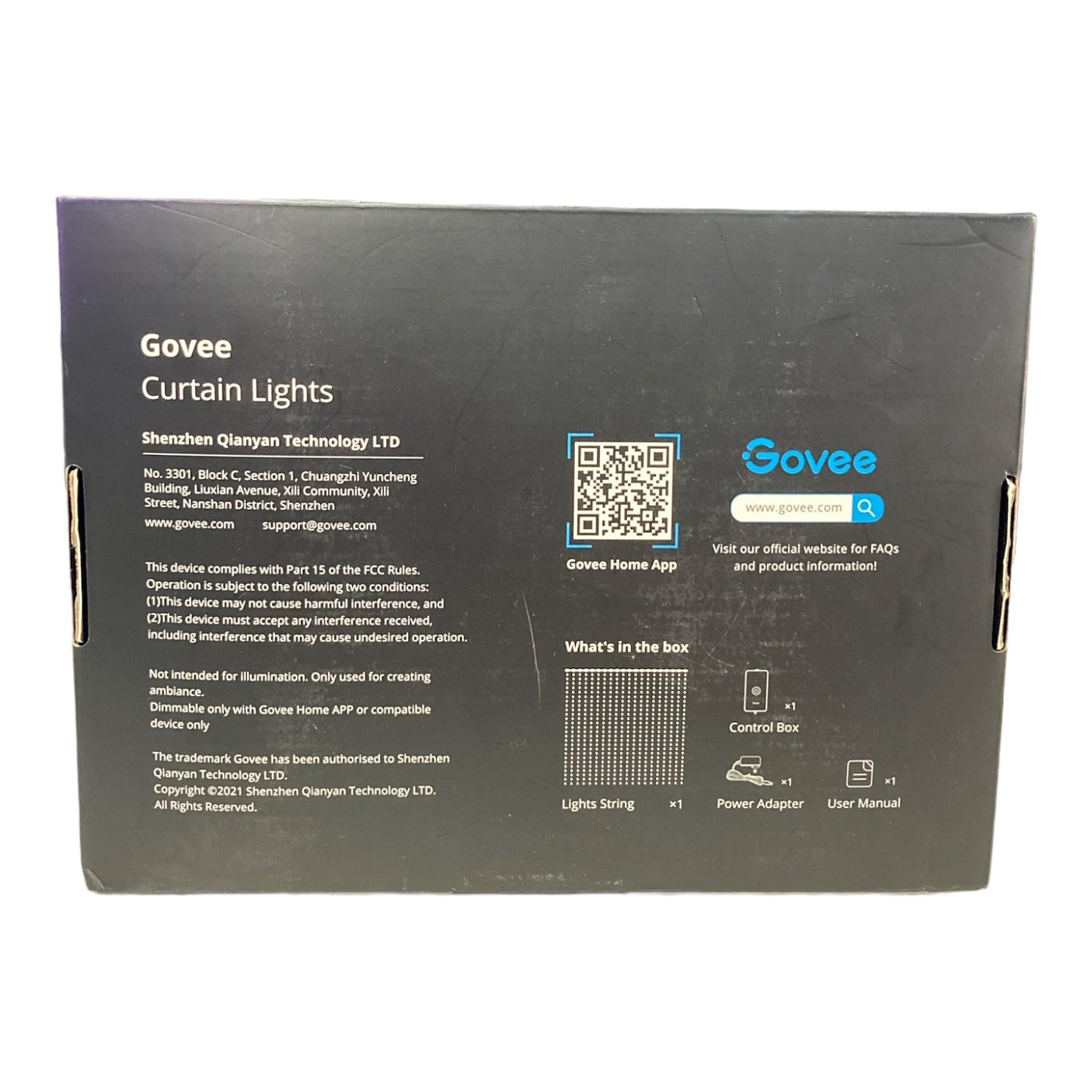 *Open Box* Govee Curtin Lights 520 LED Wifi Model