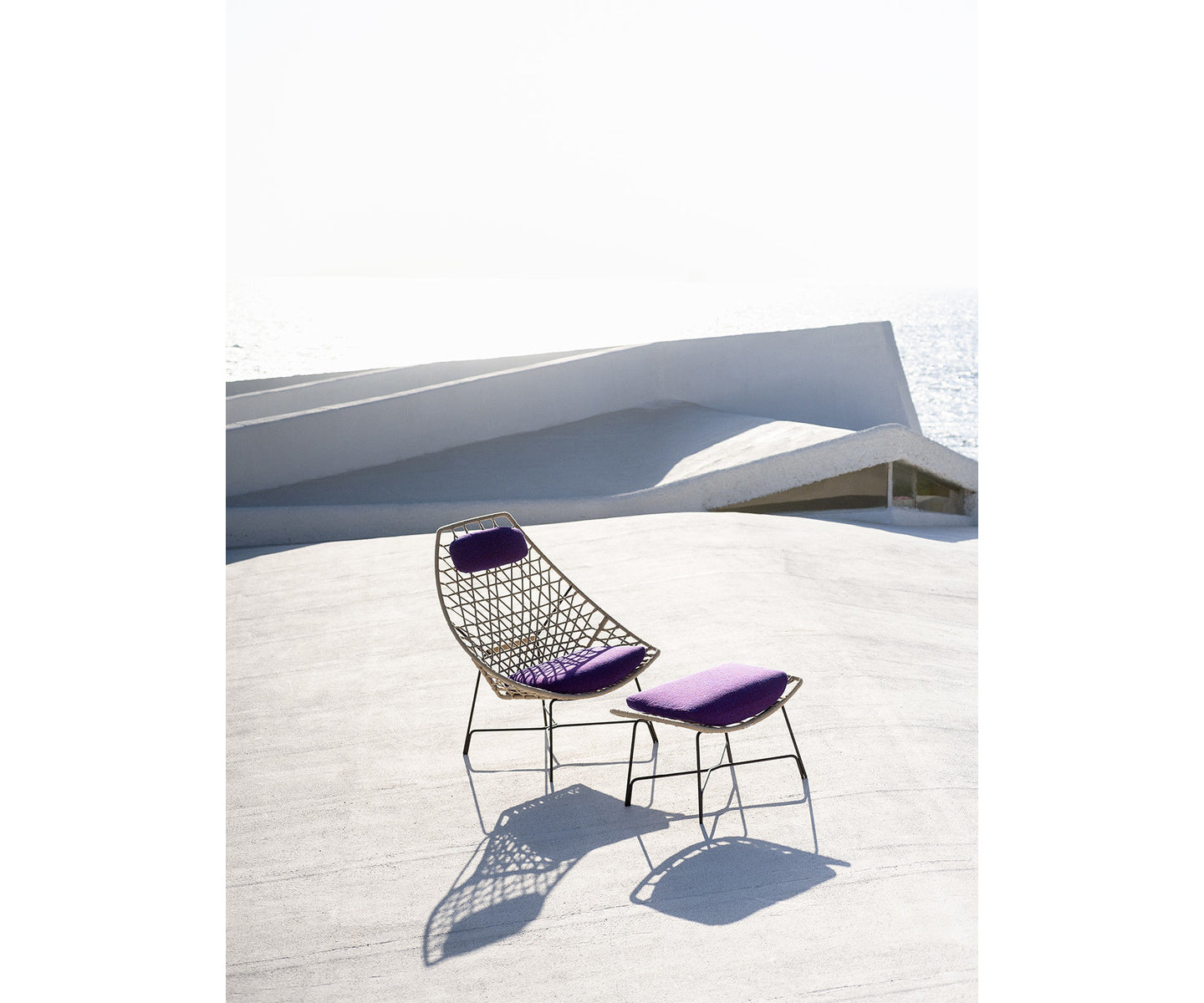Cut Outdoor Pouf