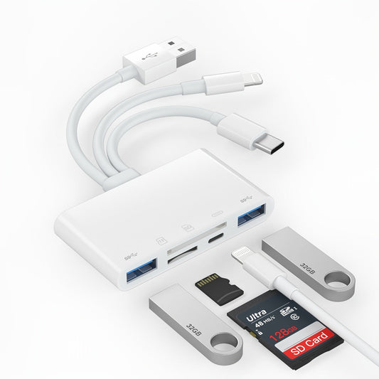 5in1 USB OTG Memory Card Reader- HMT17SD