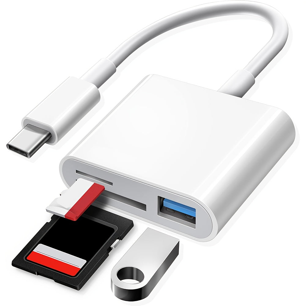 3in1 USB-C Card Reader- HMT17SD