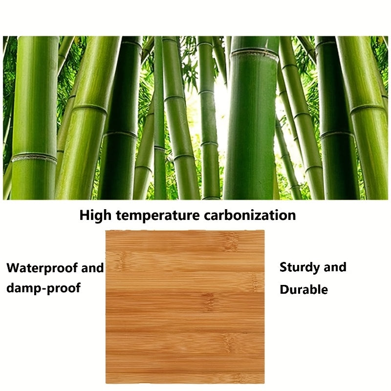 5-Tier Bamboo Bookshelf Storage Rack - XYV9