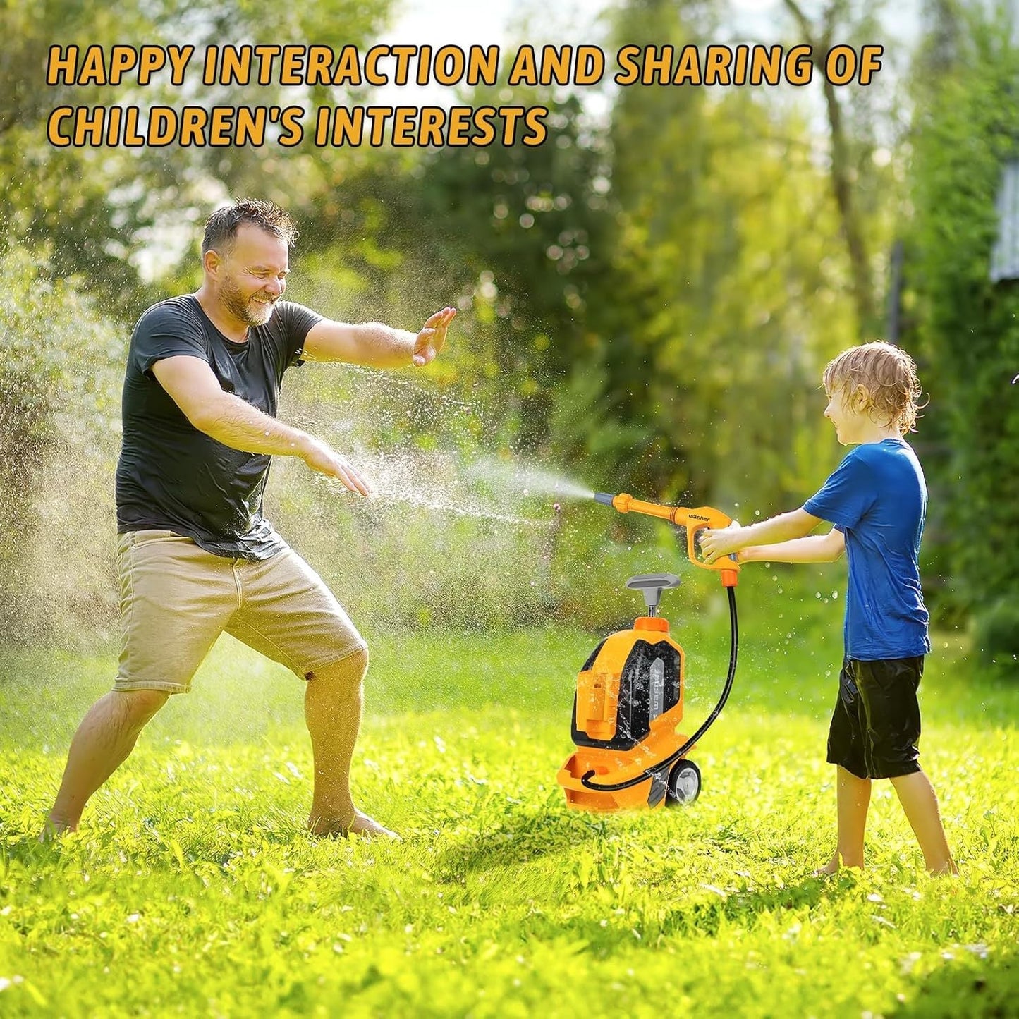 Multifunction Toy Spray Car Wash Set-M0JL