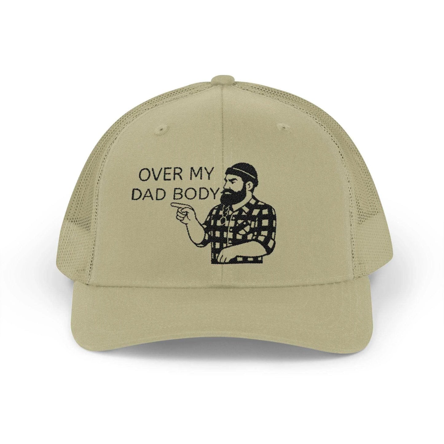 Maximalist AOP Trucker Snapback for Urban Streetwear Collectors — Bold Branded Half-Mesh Cap, Adjustable Festival Street Style Headwear Statement