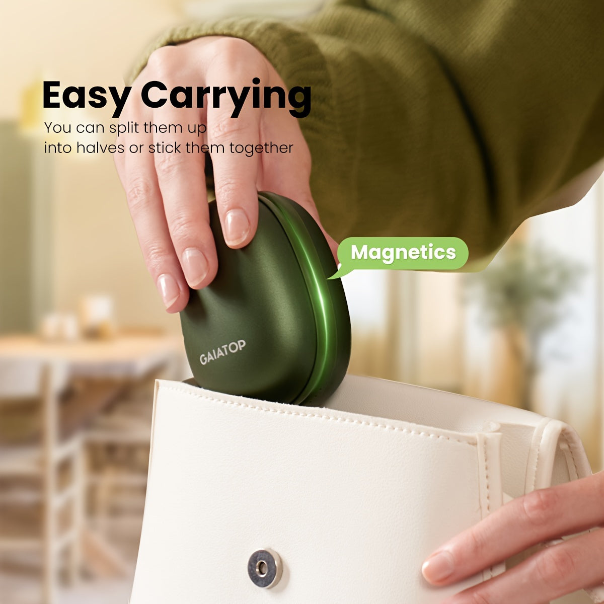 SUMUCAEN Rechargeable Hand Warmers, Portable 3000mAh TJR9S3H