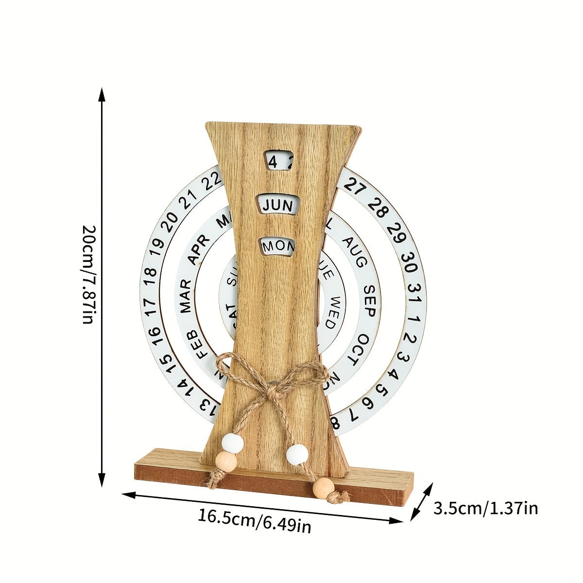 Wooden Moon Ferris Wheel Calendar-HMT14WC