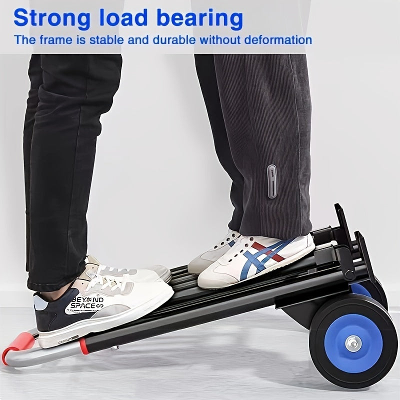 Foldable Hand Truck Trailer for Shopping & Grocery Use TJR7C3F