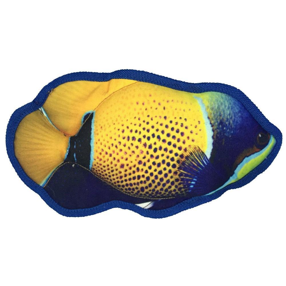 Dogline 10" Tropical Damselfish Dog Fish Toy