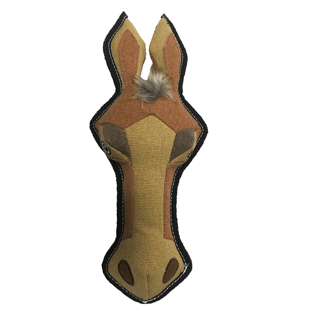 Dogline 13" Nature Donkey Animal Squeaky Toy