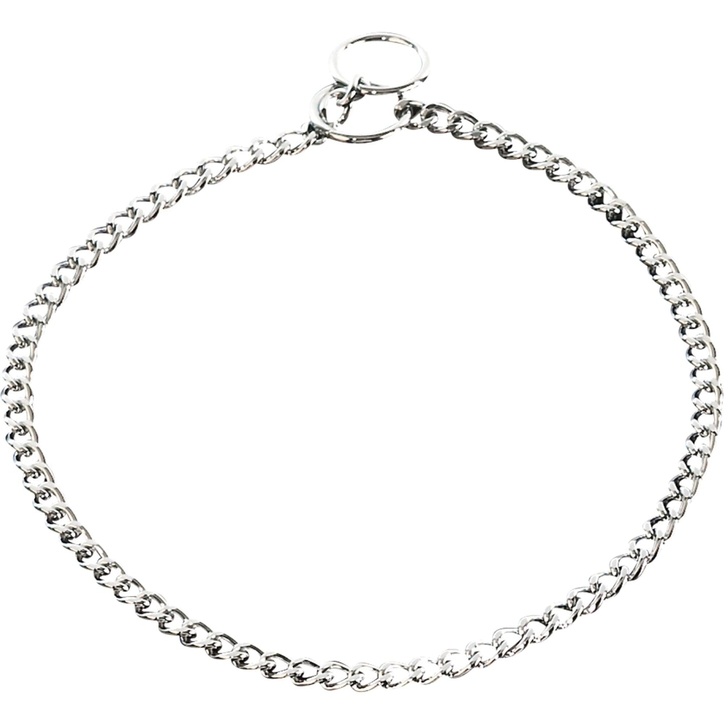 Dogline Herm Sprenger - Choke Chain Collar - Short Flat Polished Links - Chrome, 1.5 mm