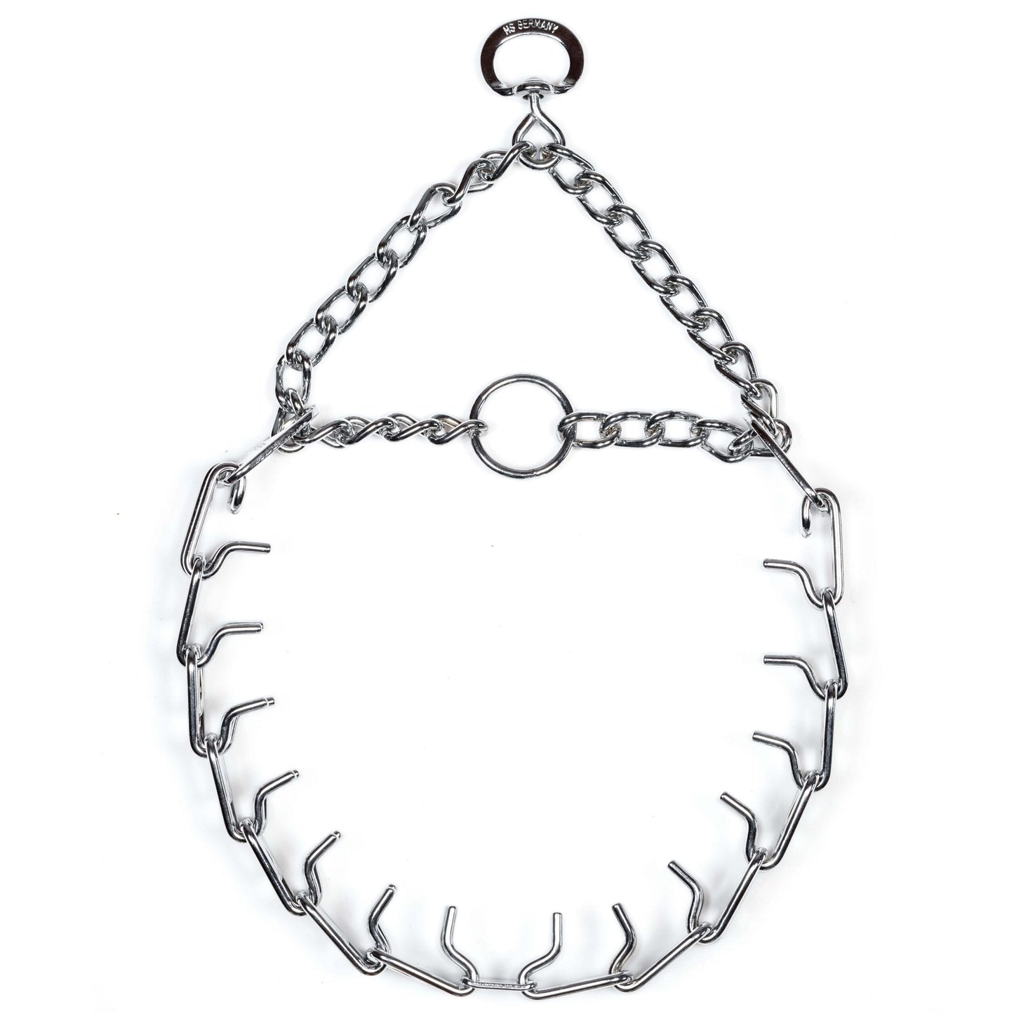 Dogline Herm Sprenger - ULTRA-PLUS Training Collar with Center-Plate and Assembly Chain - Short Version – Chrome