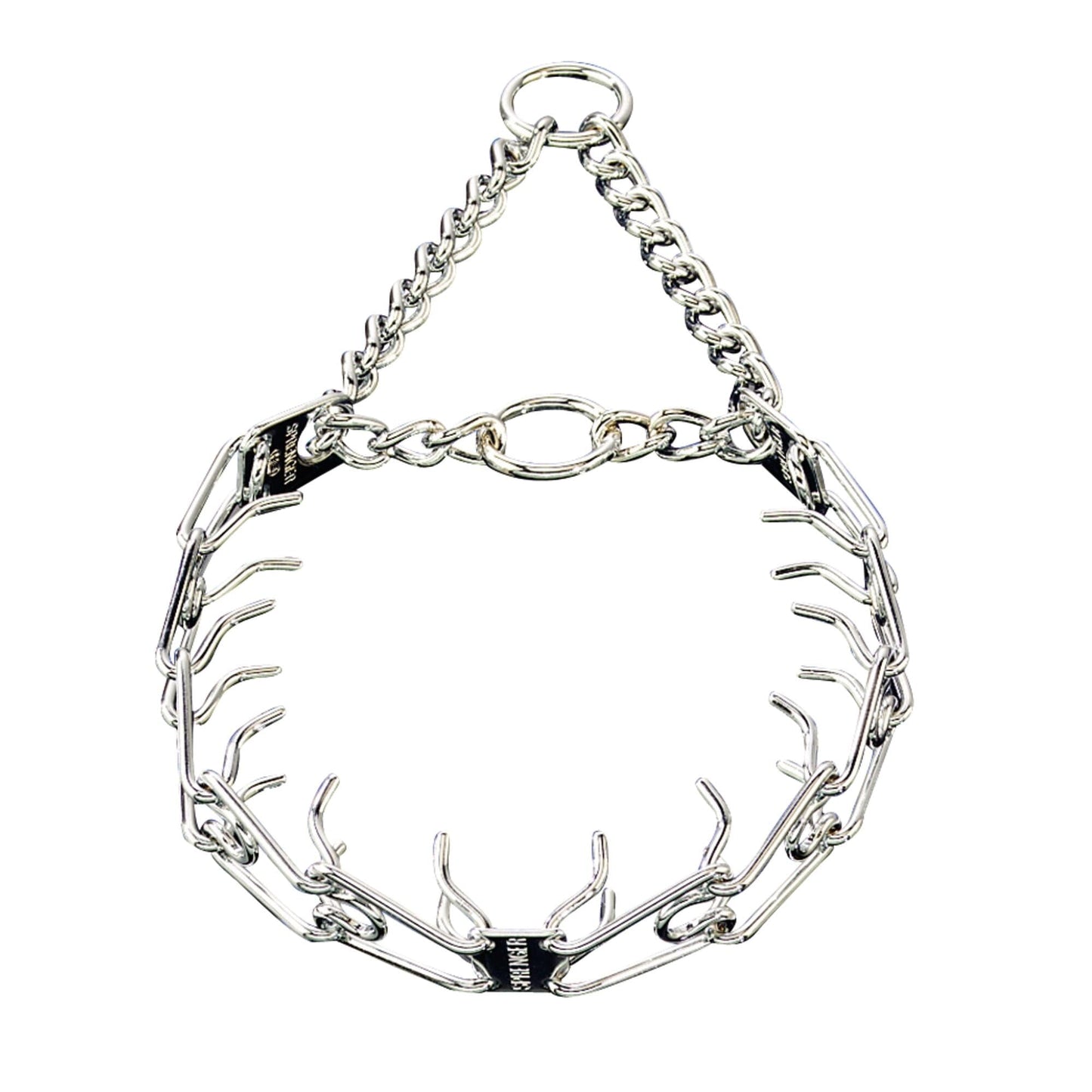 Dogline Herm Sprenger - ULTRA-PLUS Training Collar with Center-Plate and Assembly Chain - Standard Version - Chrome