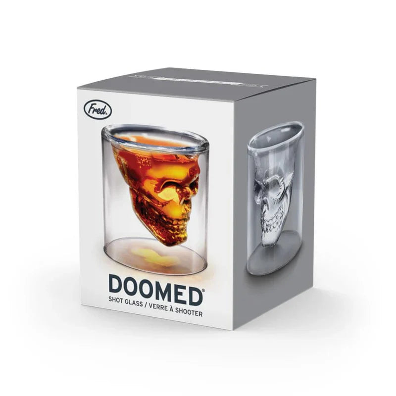 Fred - Doomed Skull Shot Glass