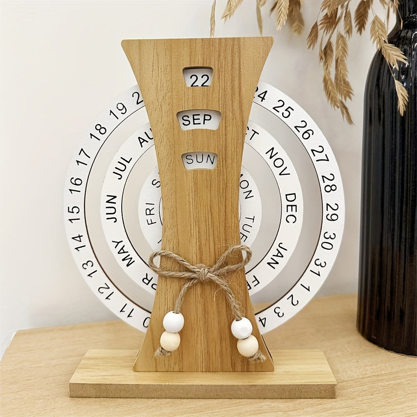 Wooden Moon Ferris Wheel Calendar-HMT14WC