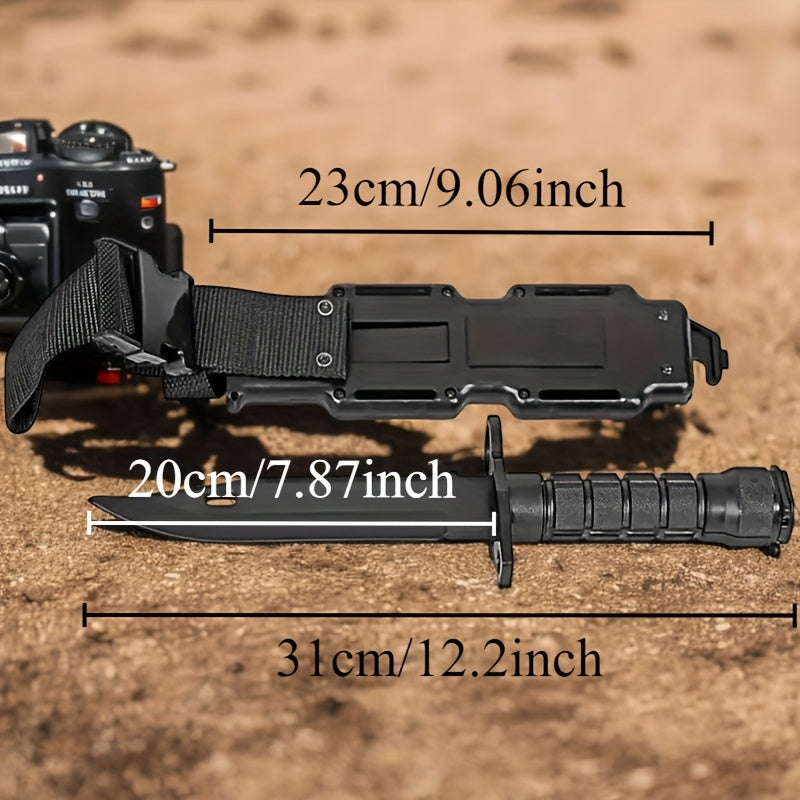 Movie Props M9 Synthetic Rubber Blades, Martial Arts Knives TJR6F9B