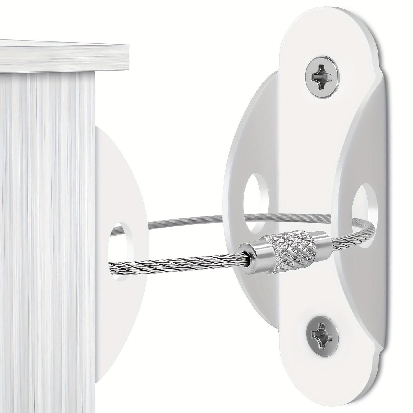 2pcs Furniture Anchors, Secure Up to 181.44KG TJR8L3D