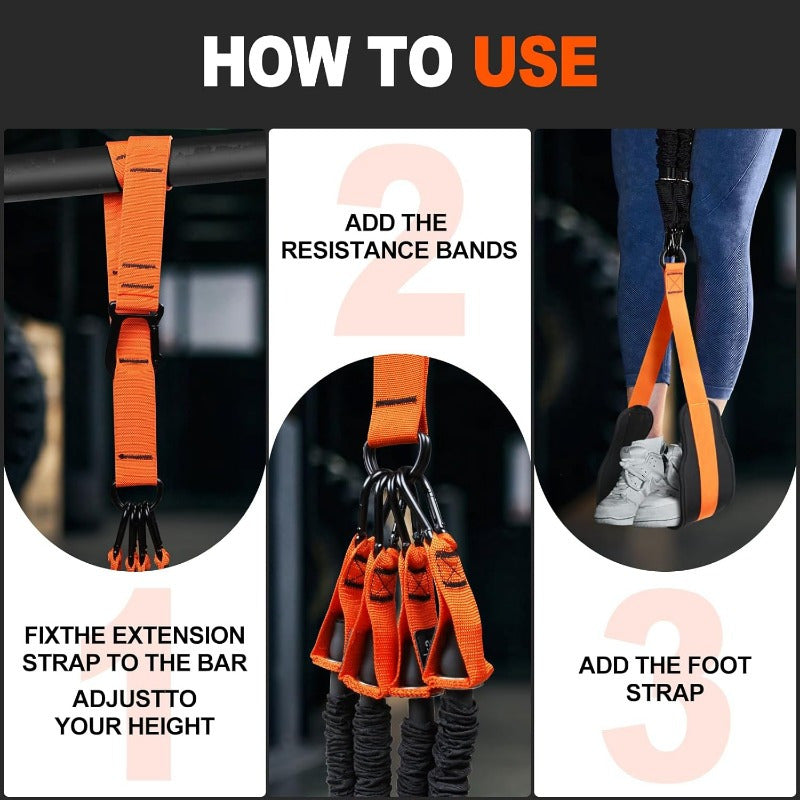 Pull-Up Assistance Bands Set, Heavy Duty Resistance Bands TJR6V2K