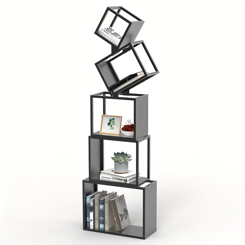 5 Tier Geometric Bookshelf- HMT17BS