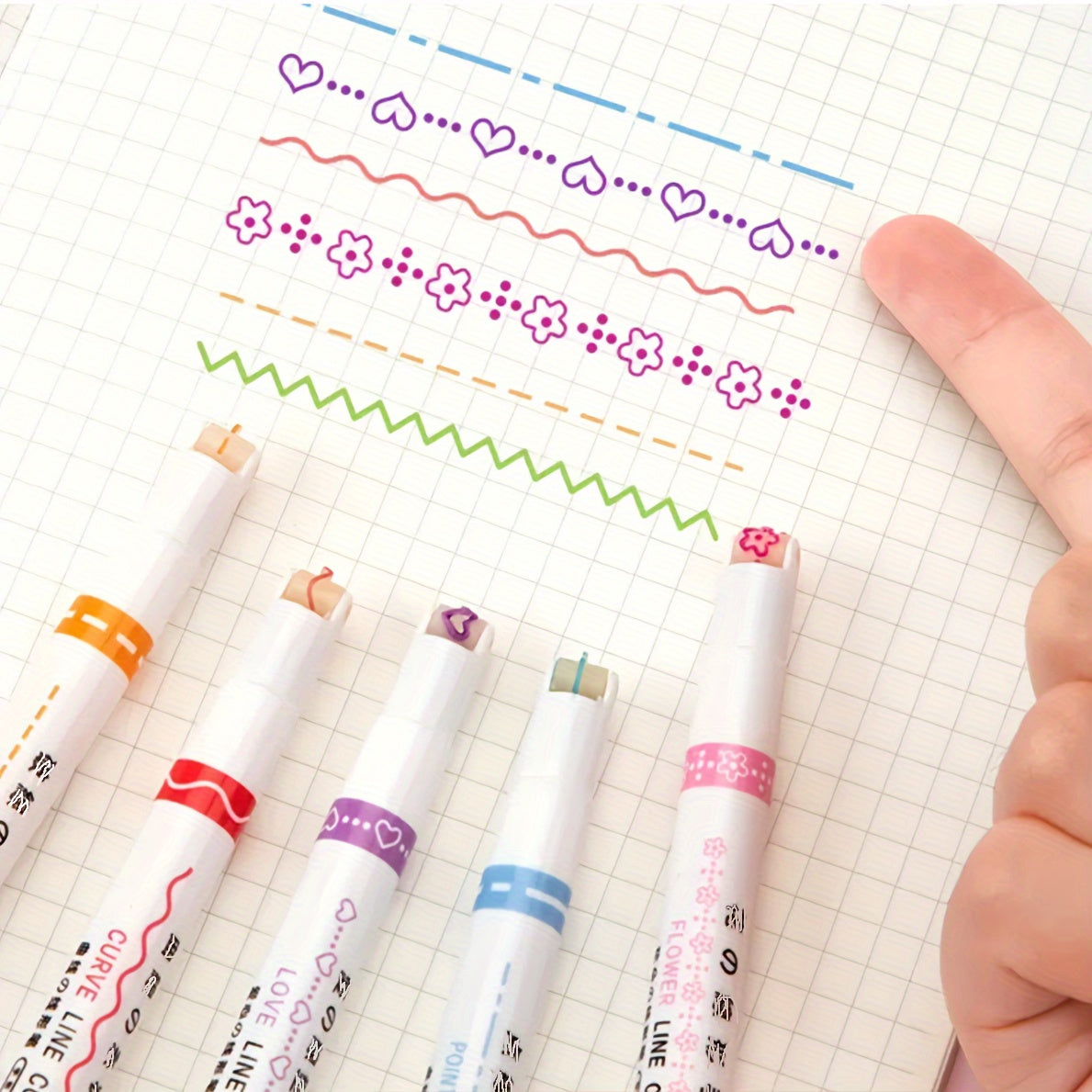 Curve Highlighter Pens- HMT15HP