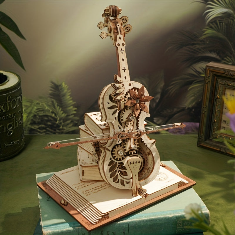 3D Wooden Puzzle Music Box Gift- HMT24MB