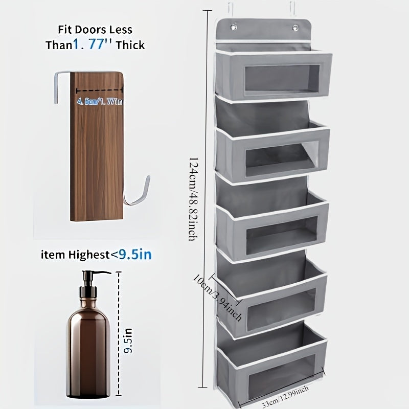 5Tier OverDoor Storage Organizer-UGHH