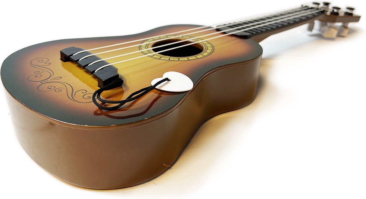Music Guitar - speelgoed gitaar - 4 snaren - 40cm - kindergitaar