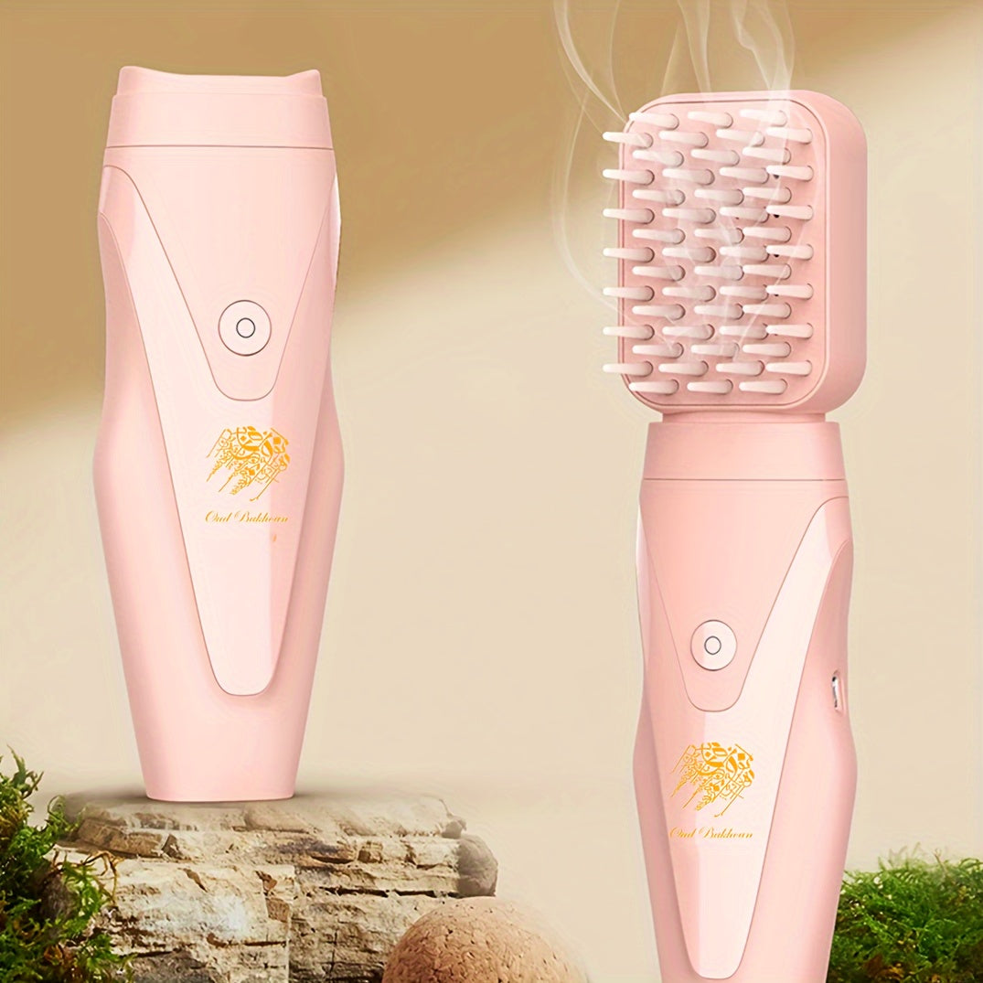 2in1 USB Aromatherapy Incense Burner Massage Comb-MR8P