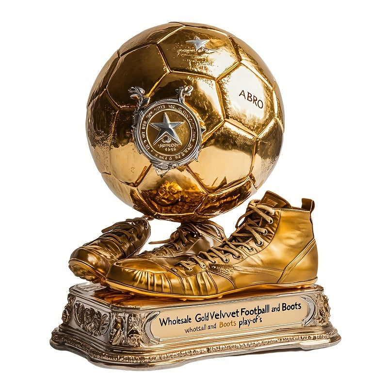 4-in-1 Golden Boot Trophy Stickers for Laptops & More TJR7M2X
