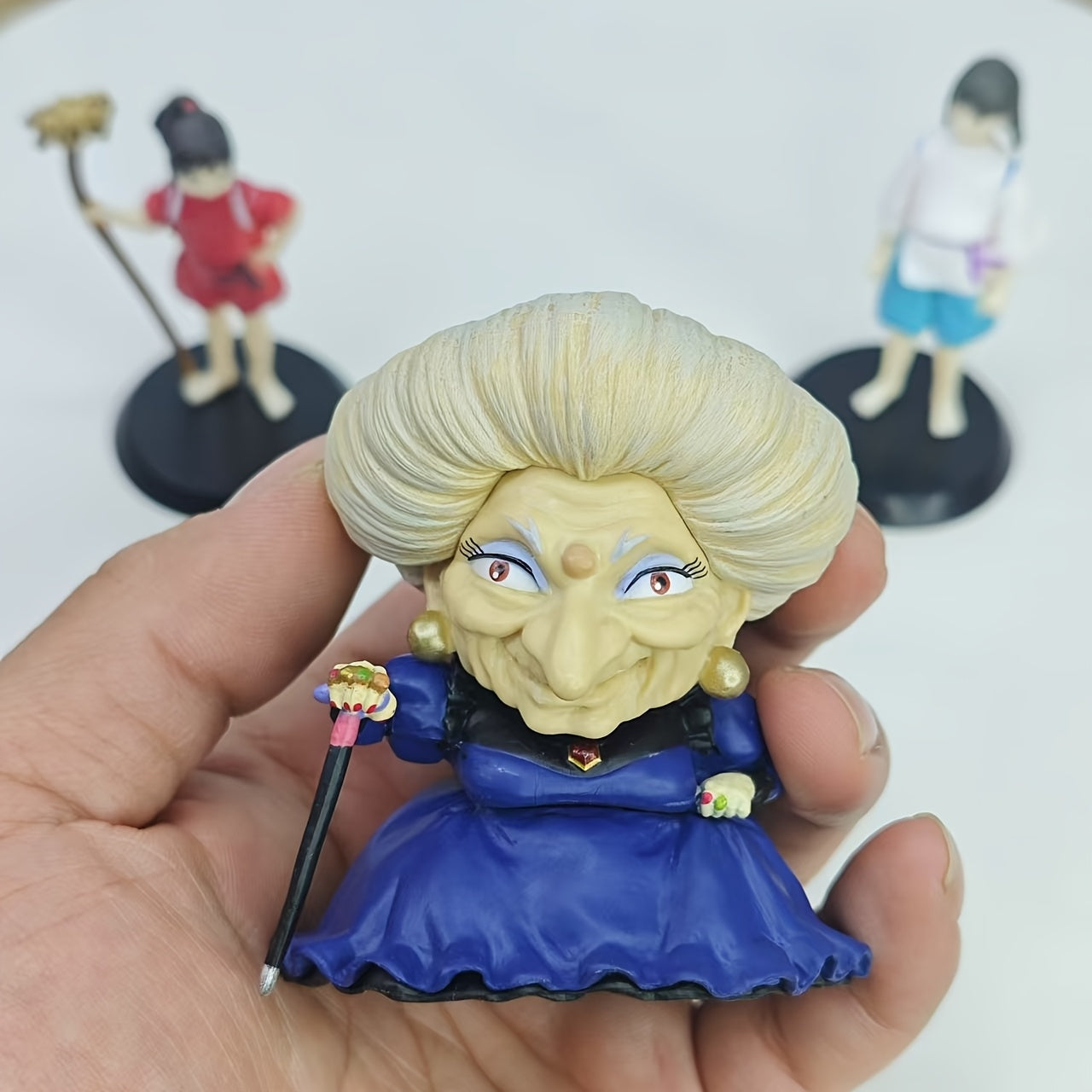 A Set of Three Classic Anime Figurines in a Bag - DYV9