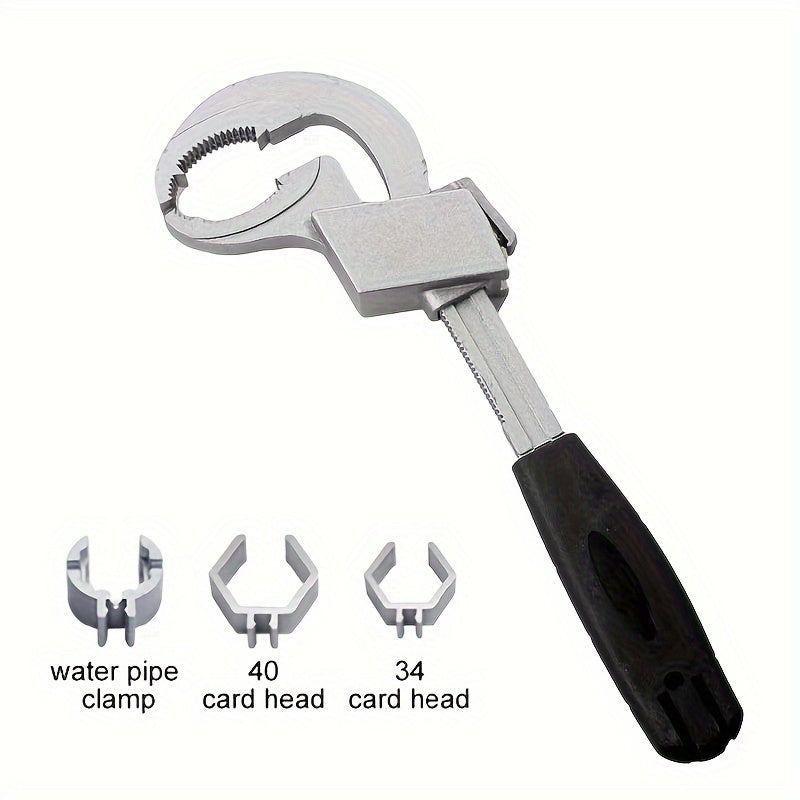 Adjustable Universal Double-Ended Wrench, Open-End Spanner TJR3T7N