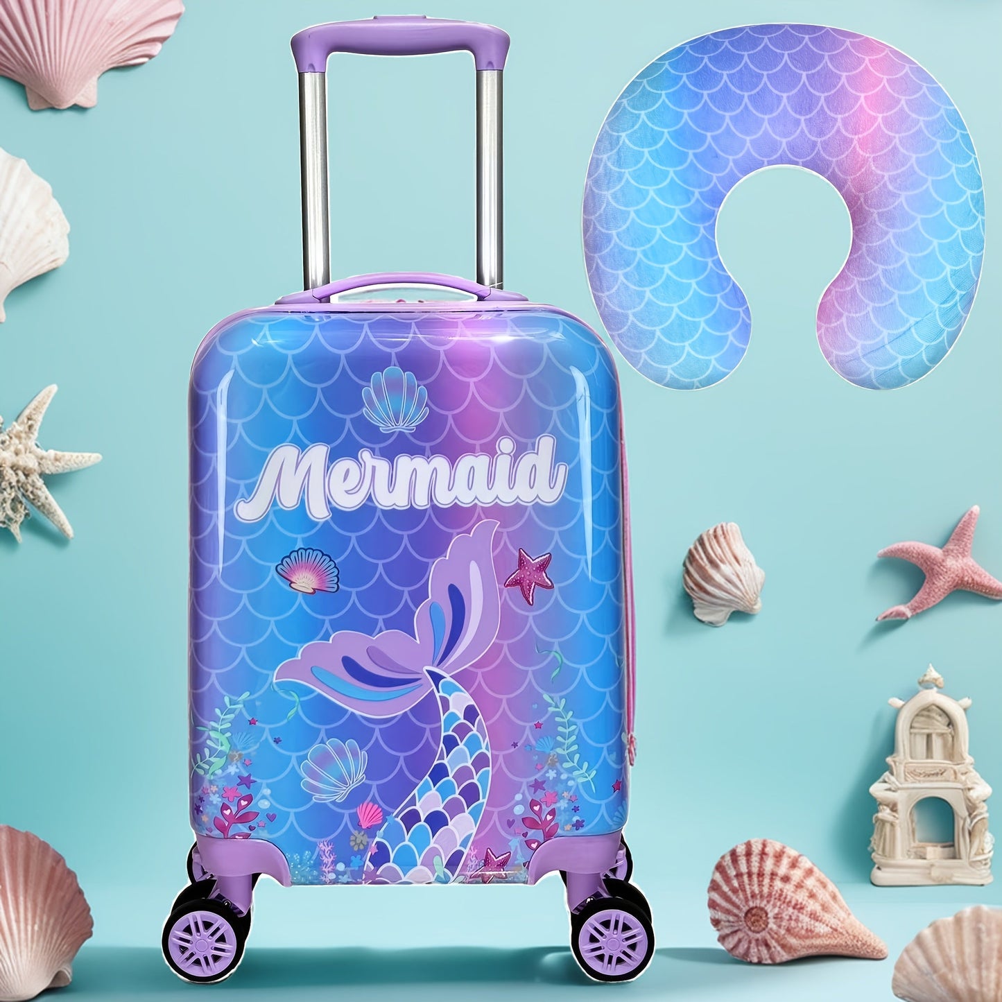 2pcs 40.64cm Hardside Luggage Set with Spinner Wheels TJR4K8N