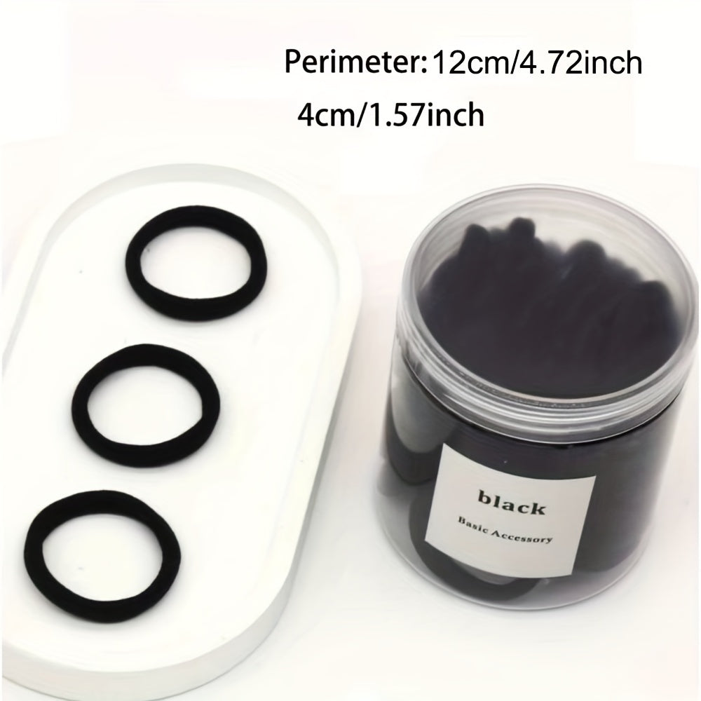 50pcs Premium Elastic Hair Ties - D9HU