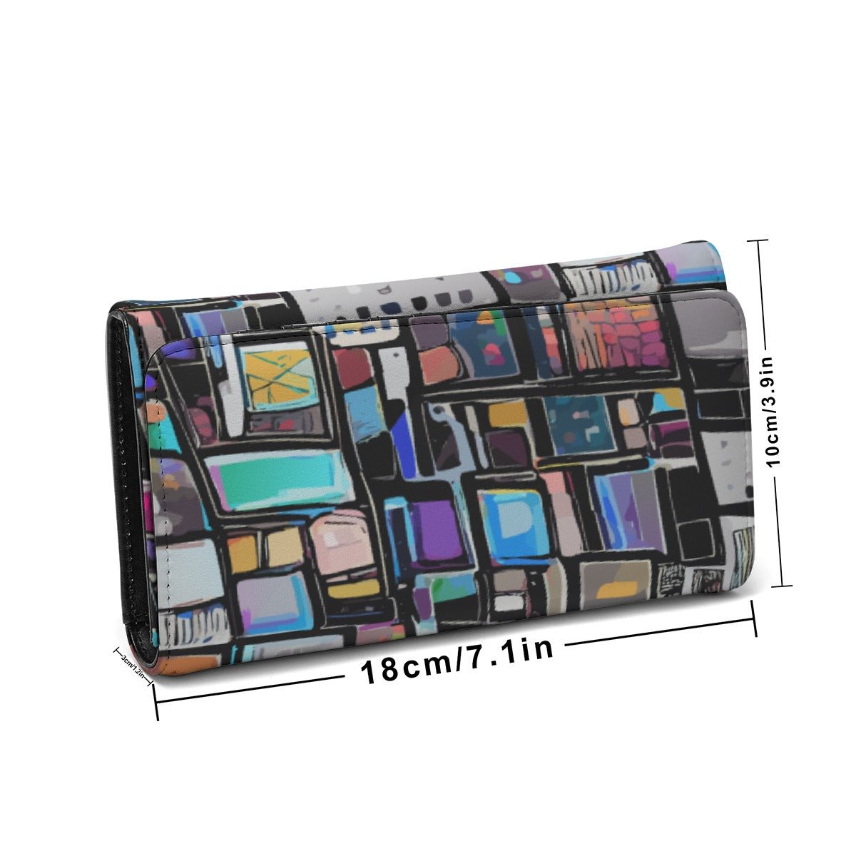 Light In The Dark Foldable Wallet | Gemstone Print | Dark Luxury Accessories
