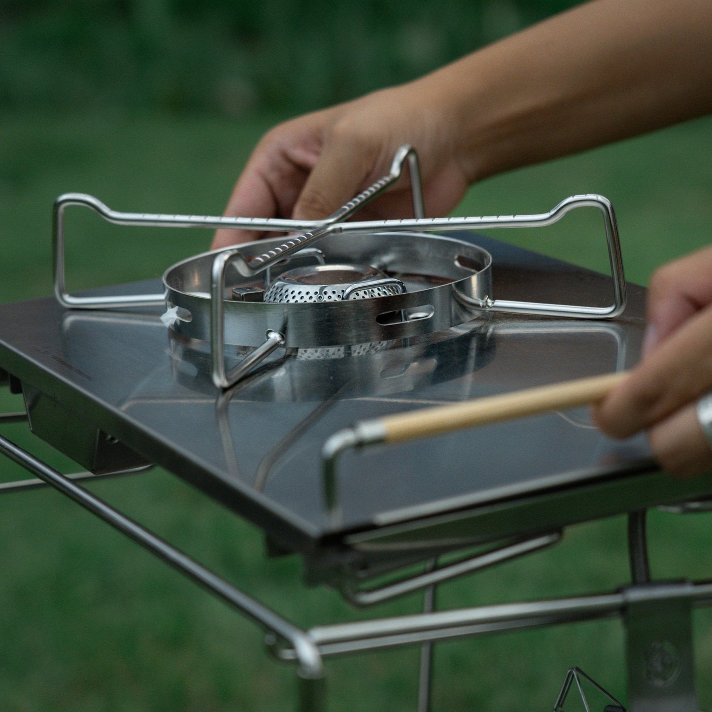 GeoHeat Desktop Folding Remote Gas Stove