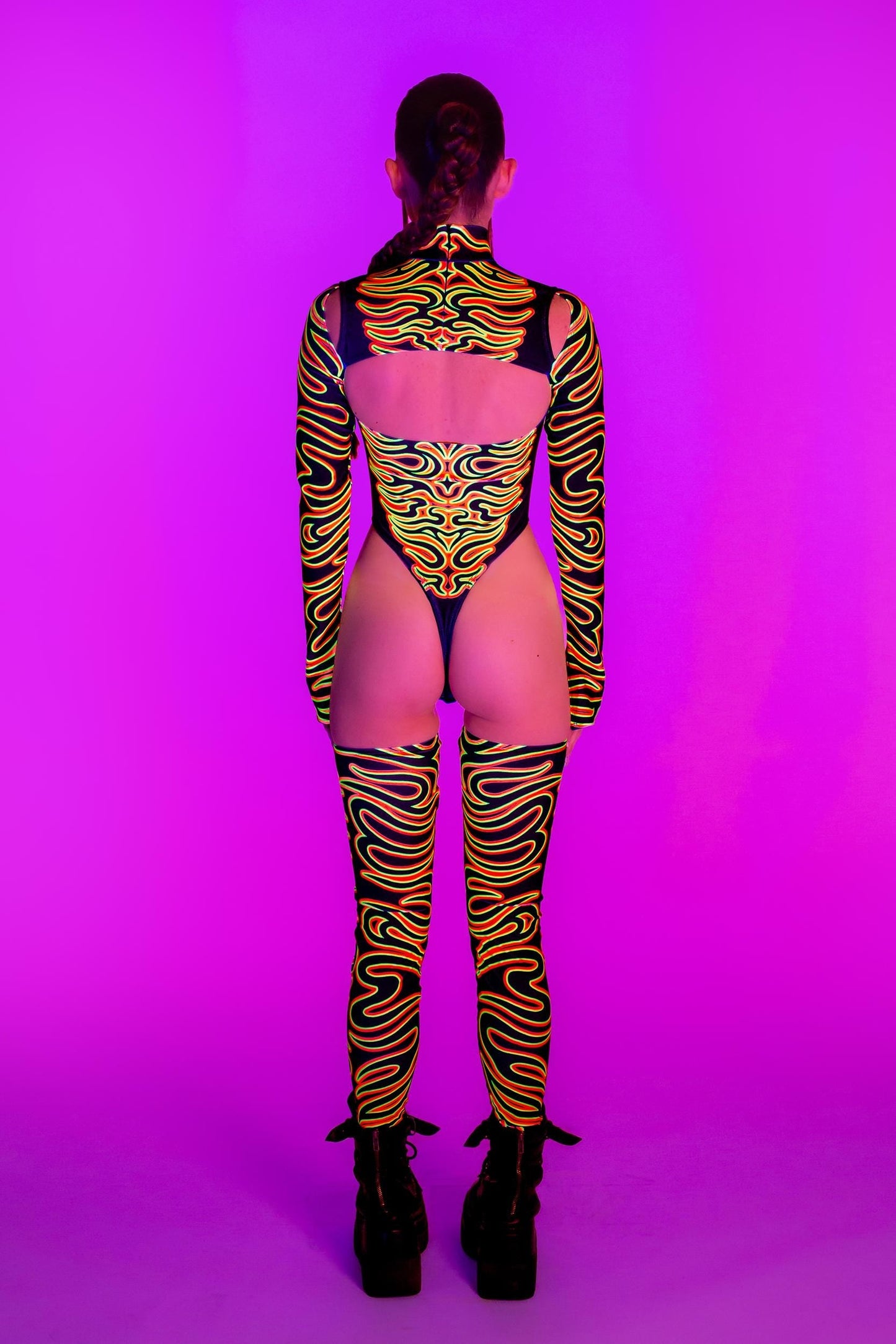 Eye Of The Tiger Keyhole Bodysuit