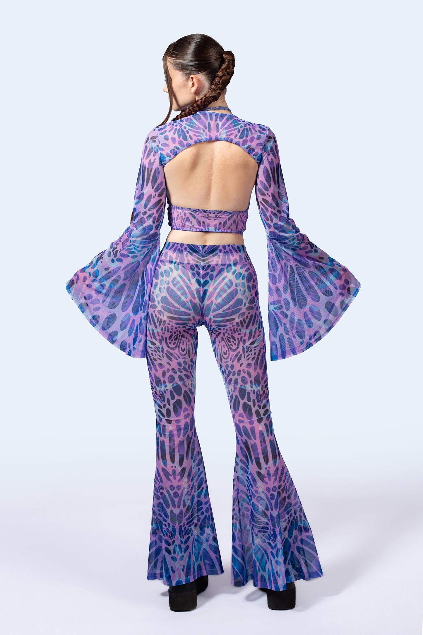 Amethyst Criss Cross Top And Shrug