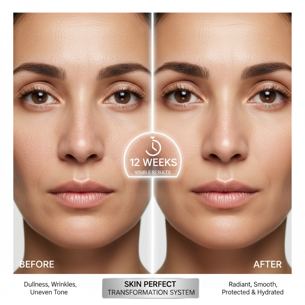 Complete Skincare Routine Bundle - Day & Night System