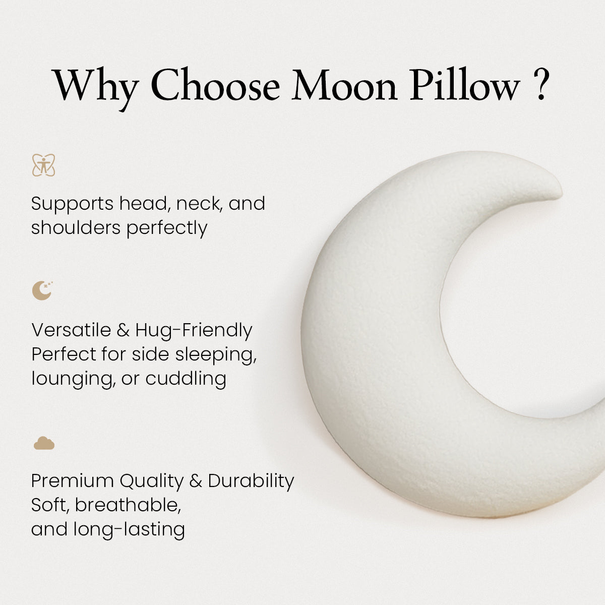 The Puff Moon Pillow