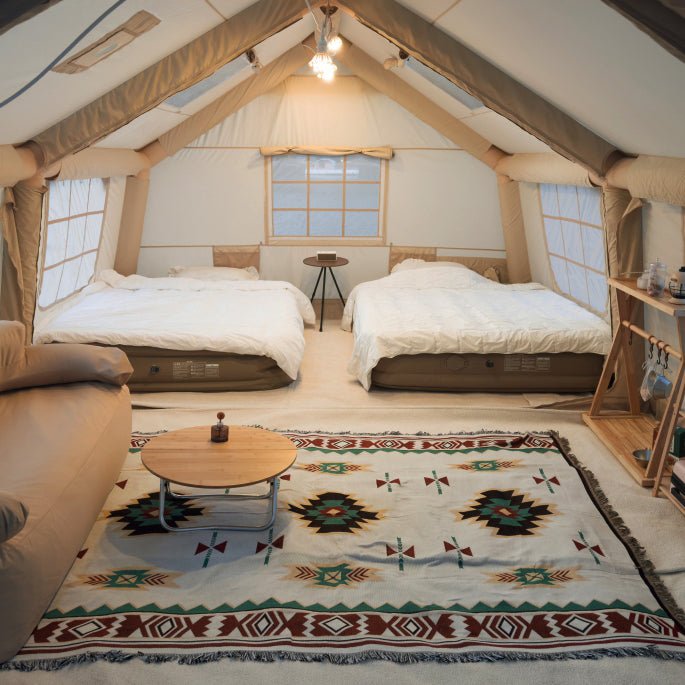 Coody | RBM Inflatable tent Koala 7 Beige for 2-8 person