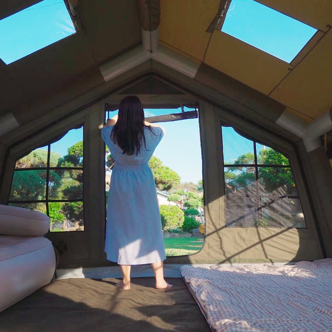 Coody | RBM Inflatable tent Koala 7 Khaki for 2-8 person