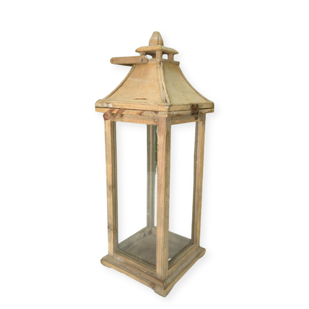 Large Teak Lantern