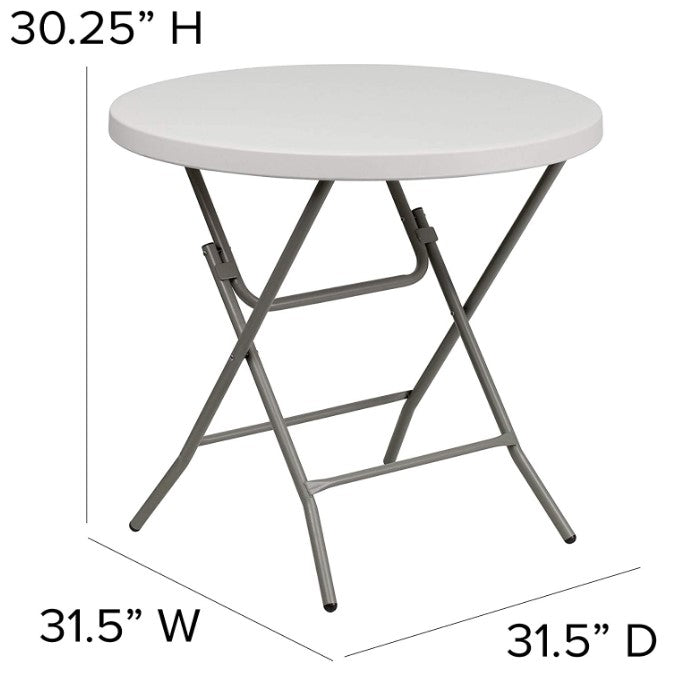 Short Folding Cocktail Table