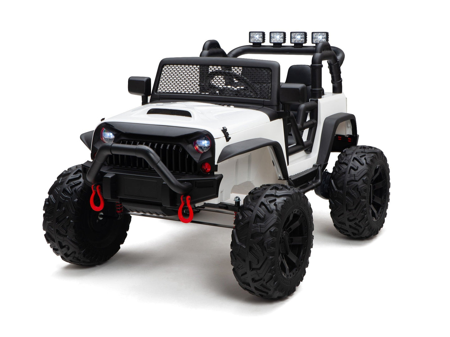 Magic Cars BOOM BOOM The BUFFALO Children's Off-Road Kids Car 24V 4X4 Ride-On Toy with 2 Seats Parental Remote Control - Perfect Present for Little Boys and Girls