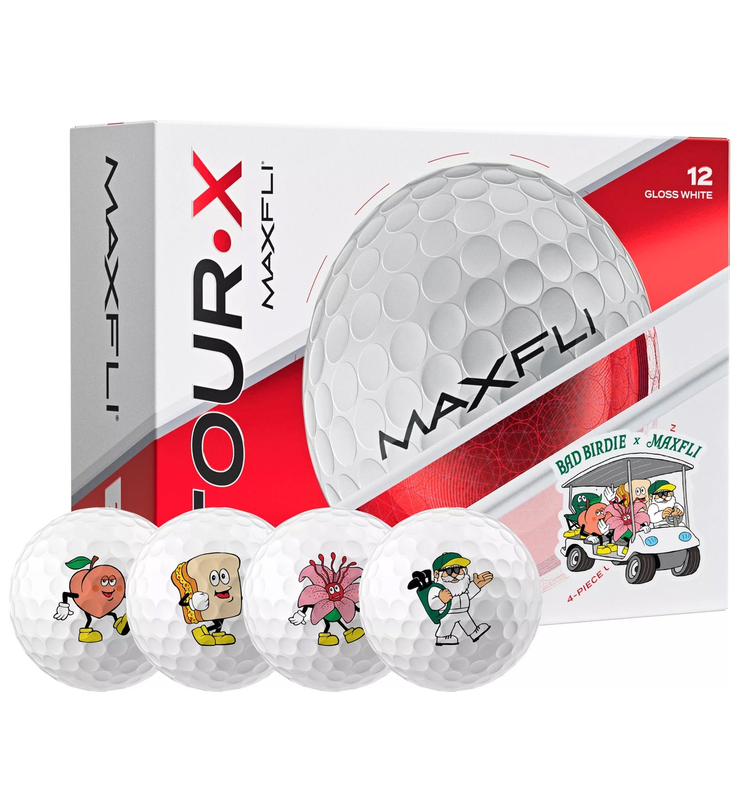 Bad Birdie x Maxfli Tour Amateurs Golf Balls