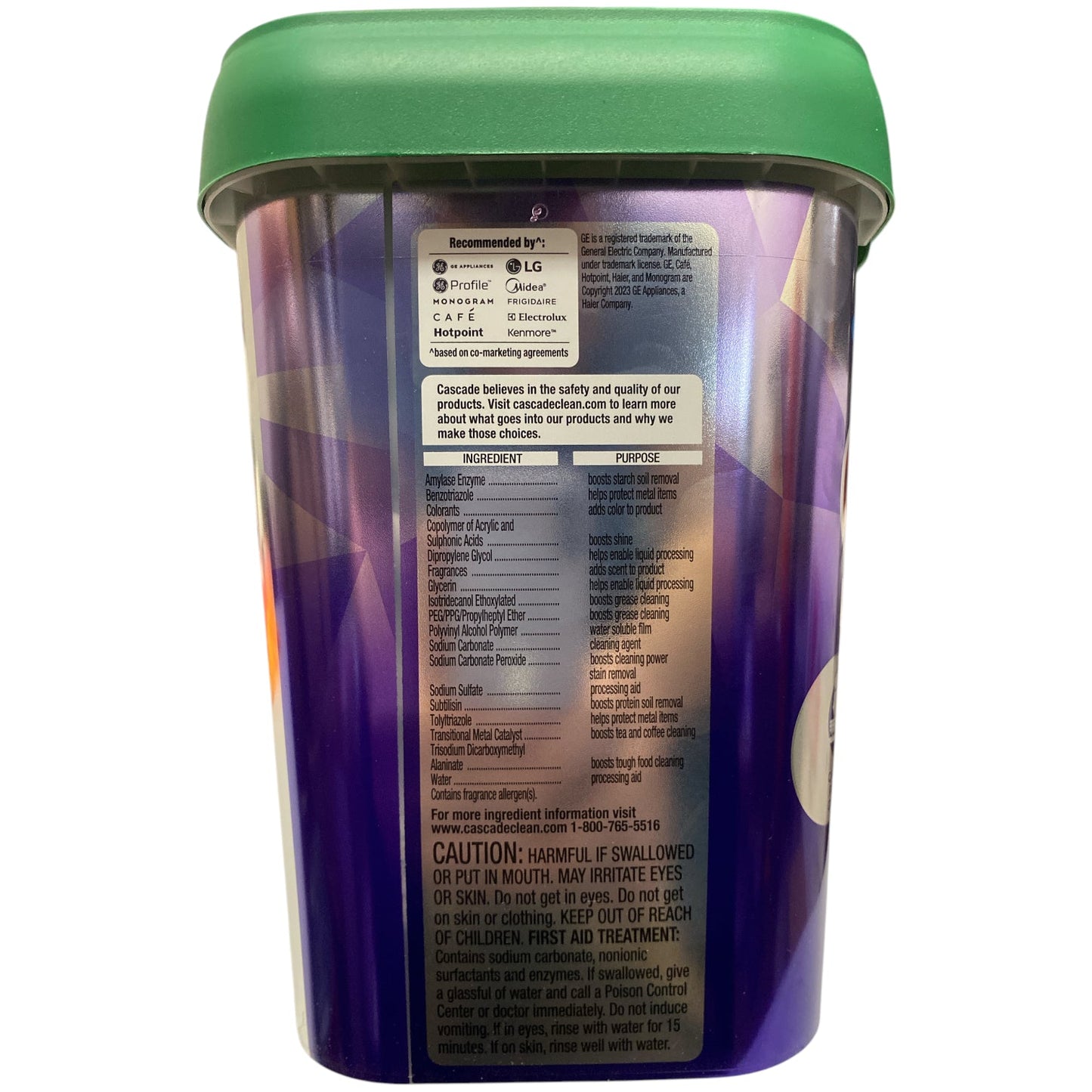 Cascade Platinum Dishwasher Detergent Scent Action Pacs, Fresh Scent, 81ct