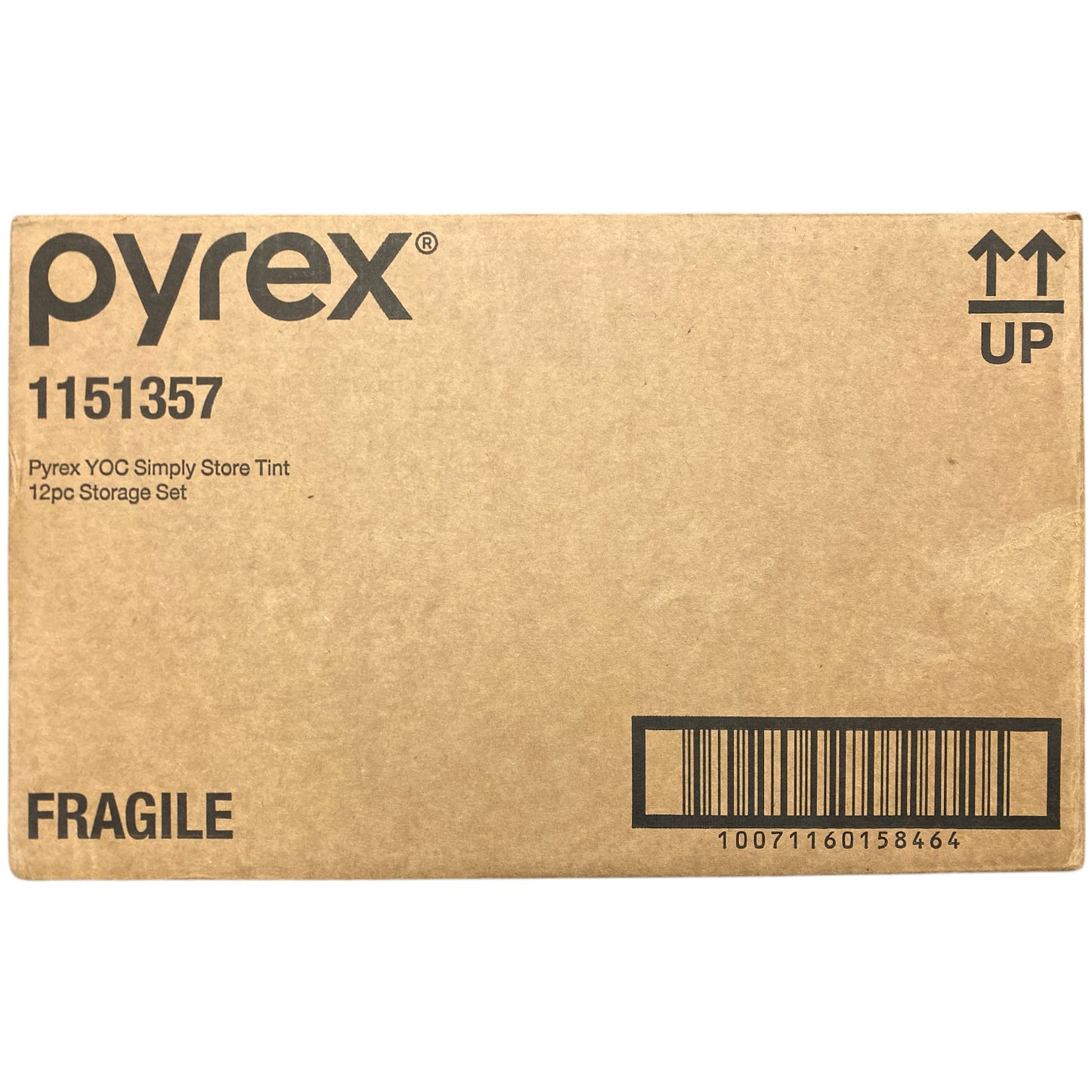 Pyrex Simply Store Tinted 12-Piece Glass Food Storage Container Set, Green/Blue