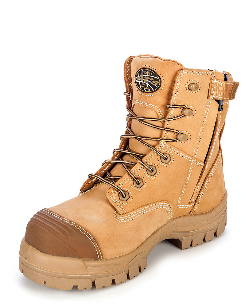 Oliver 150mm Wheat Zip Sided Boot 45632Z