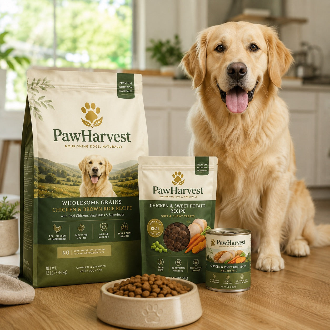 PawHarvest Chicken & Brown Rice Adult Dog Food