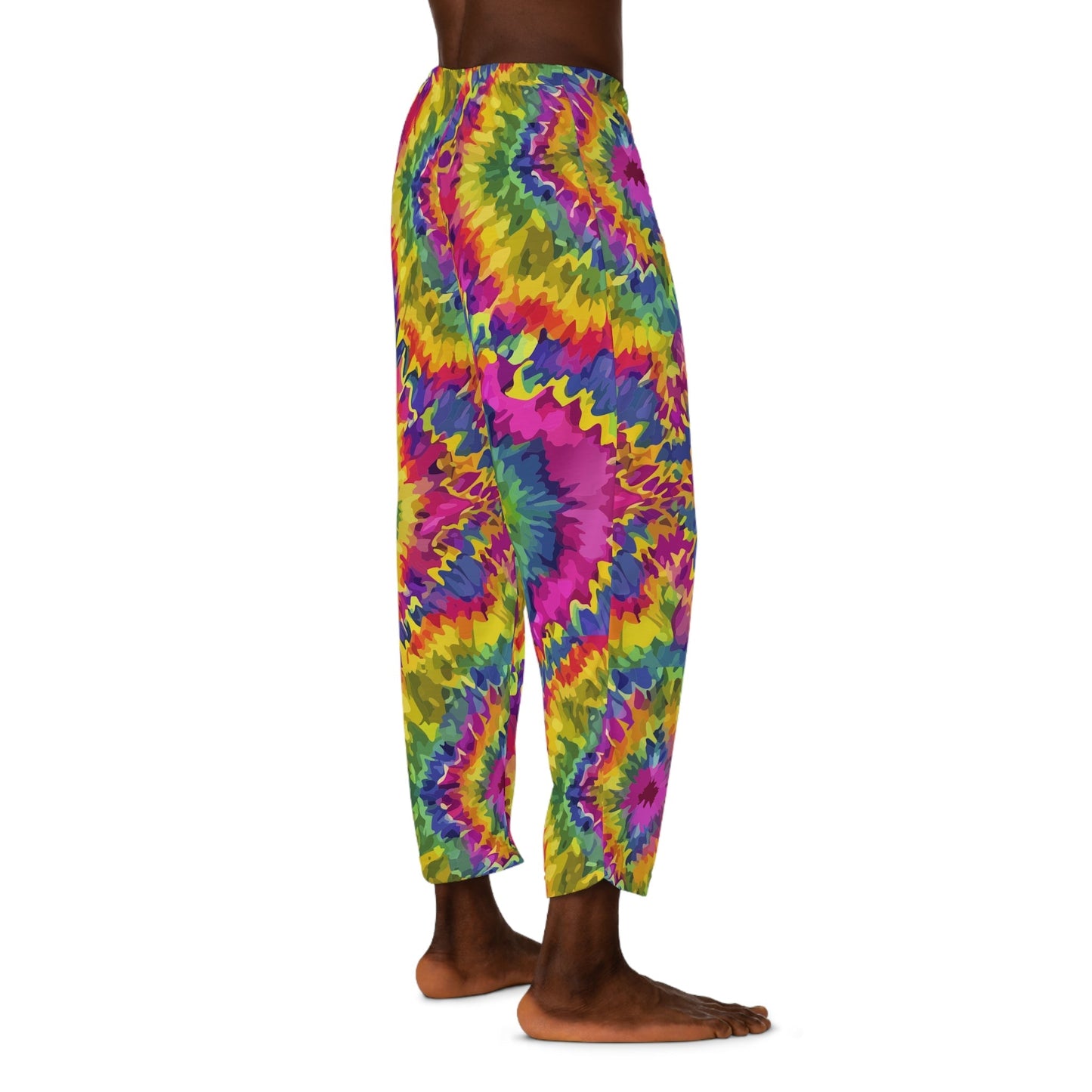 Rainbow Tie Dye Pajama Pants | Psychedelic Lounge Sleepwear